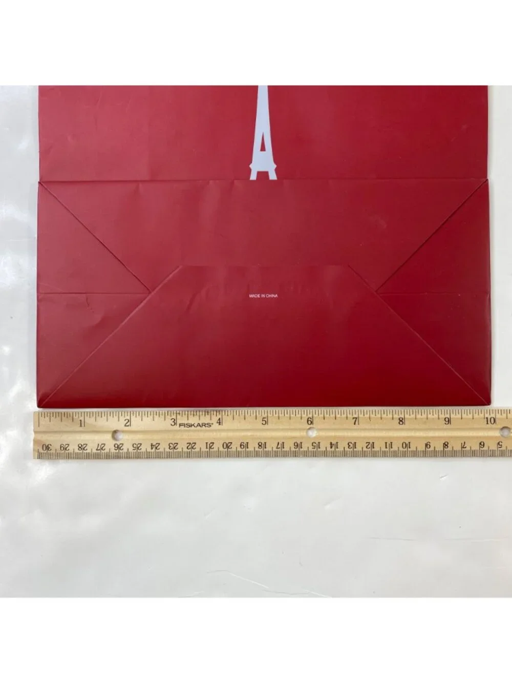 Eiffel Tower Restaurant Paris Las Vegas Souvenir Red Gift Bag Collector's Item